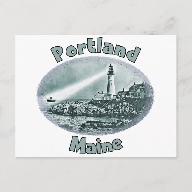 Portland, Maine Postkarte (Vorderseite)