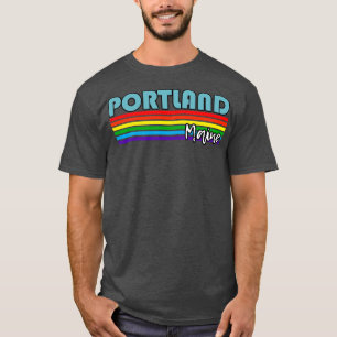 Portland Maine Pride Portland LGBT Geschenk LGBTQ T-Shirt