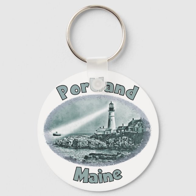 Portland, Maine Schlüsselanhänger (Vorderseite)