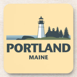Portland Maine Vereinigte Staaten Getränkeuntersetzer