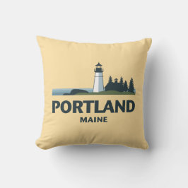 Portland Maine Vereinigte Staaten Kissen