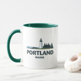Portland Maine Vereinigte Staaten Tasse