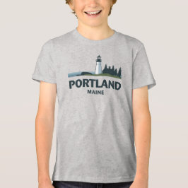 Portland Maine Vereinigte Staaten Tri-Blend Shirt