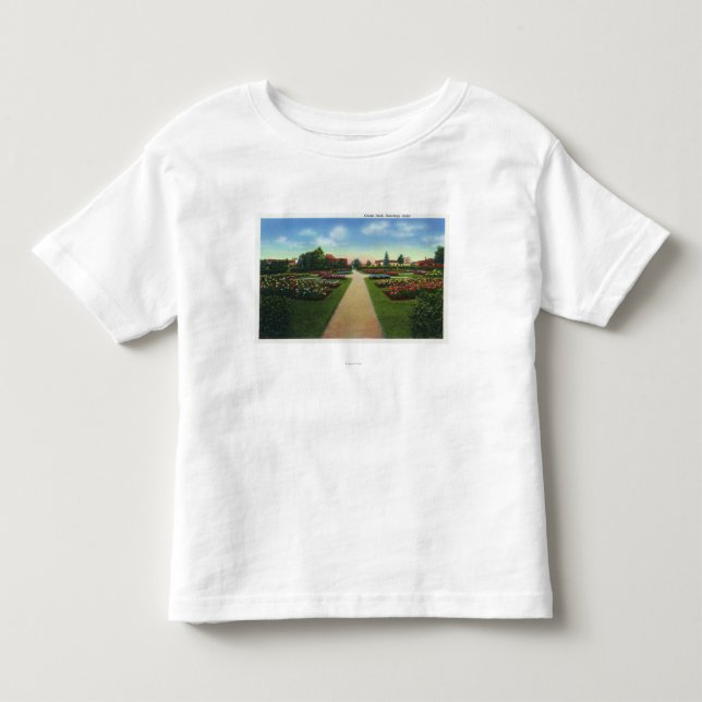 Portland, MaineDeering Eichen-Kreis-Park-Ansicht Kleinkind T-shirt (Vorderseite)