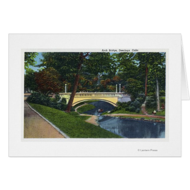 Portland, MaineDeering Oaks Arch Bridge View (Vorderseite (Horizontal))