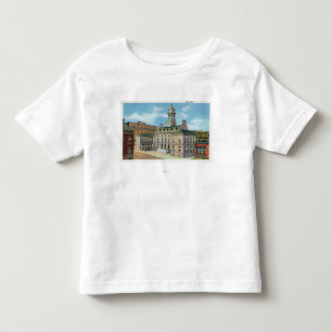 Portland, MaineExterior Ansicht von Rathaus 2 Kleinkind T-shirt