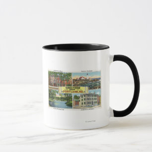 Portland, MaineGreetings von mit landschaftlichem Tasse