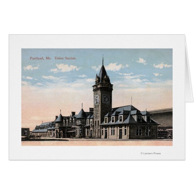Portland, MaineUnion Station Vue ferroviaire (Devant horizontal)