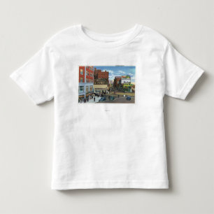 Portland, MaineView des Kongress-Quadrats Kleinkind T-shirt