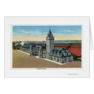 Portland, MaineVue extérieure de la gare Union