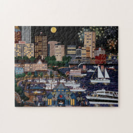 Portland@ Nachtpuzzlespiel