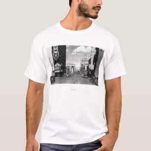 Portland ODER Ansicht von Broadway schauend Nord T-Shirt