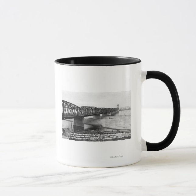 Portland, oder Pazifische Autobahnbrücke Tasse (Rechts)