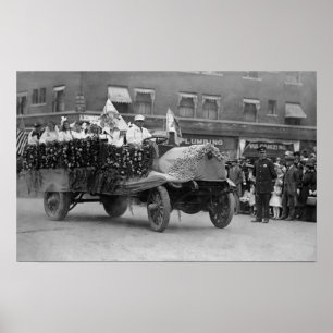 Portland ODER Rosen-Festival-Parade-Flöße Poster