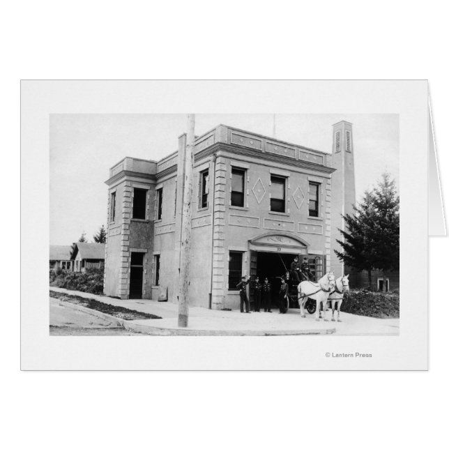 Portland, OR Fire Station #30 Pferdekart (Vorderseite (Horizontal))