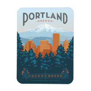 Portland, OR Magnet