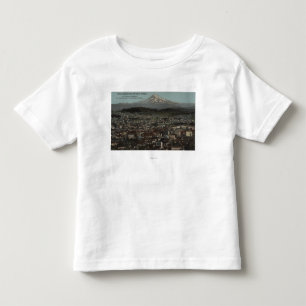 Portland, Oregon - Ansicht des Stadtzentrums mit Kleinkind T-shirt
