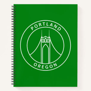 Portland Oregon Design Notizbuch
