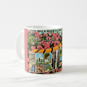 Portland Oregon Grüße Kaffeetasse