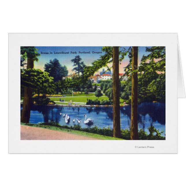 Portland, Oregon, Laurelhurst Park Scene (Vorderseite (Horizontal))