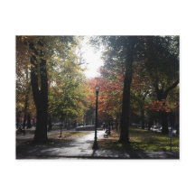 Portland Oregon Park Blocks im Herbst