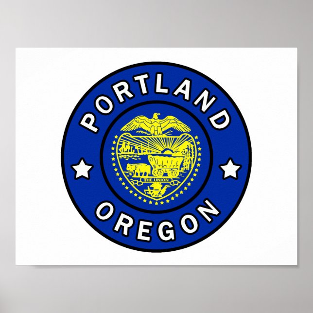 Portland Oregon Poster (Vorne)