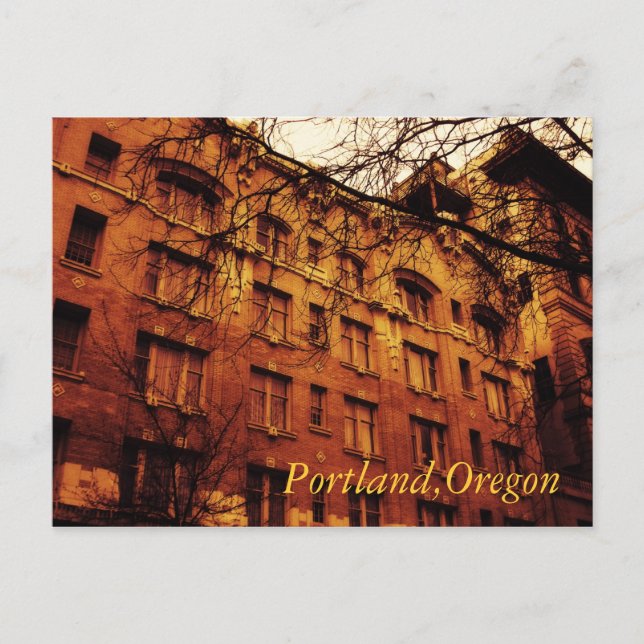 "Portland, Oregon" Postkarte (Vorderseite)