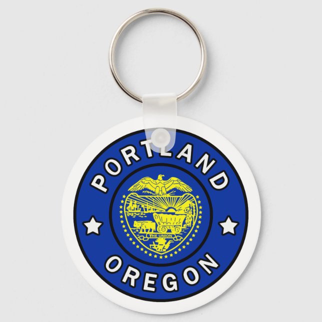 Portland Oregon Schlüsselanhänger (Vorderseite)