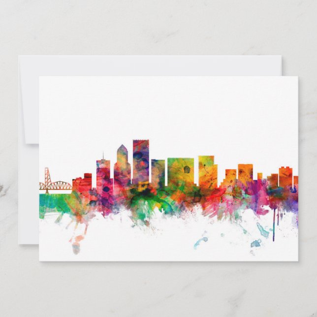 Portland Oregon Skyline (Vorderseite)