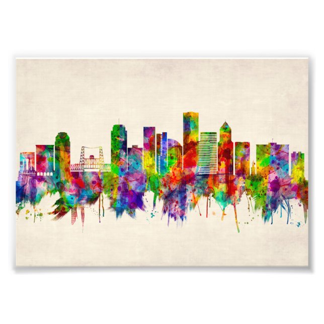 Portland Oregon Skyline Fotodruck (Vorne)