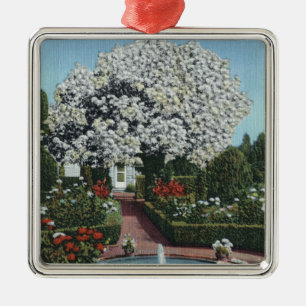 Portland, Oregon - spanischer Pool-und Geist-Baum Ornament Aus Metall