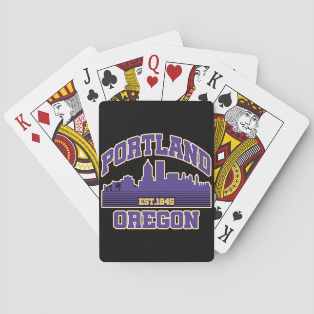 Portland, Oregon Spielkarten (Rückseite)