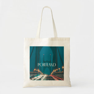 Portland Oregon St. Johns Bridge Tote Bag Tragetasche