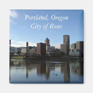 Portland Oregon - Stadt des Rosen-Magneten Magnet
