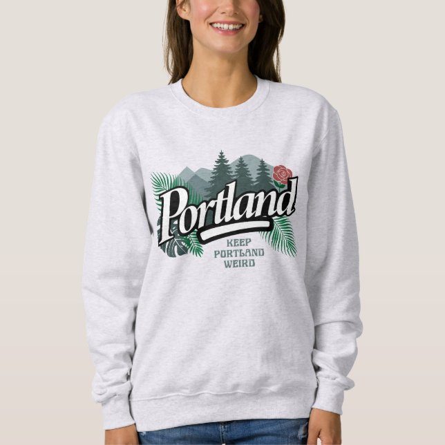 Portland Oregon Sweatshirt (Vorderseite)