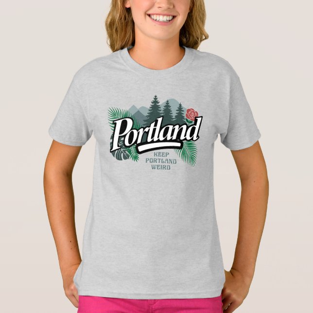 Portland Oregon T-Shirt (Vorderseite)