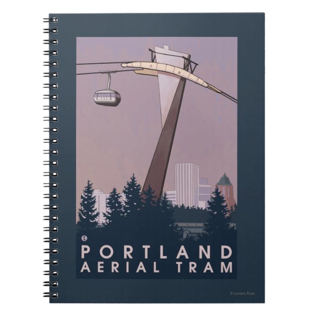 Portland, Oregon, Trambahn Szene Notizblock (Vorderseite)