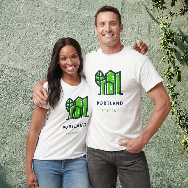 Portland Oregon US Nachhaltige grüne Stadt T-Shirt (Von Creator hochgeladen)