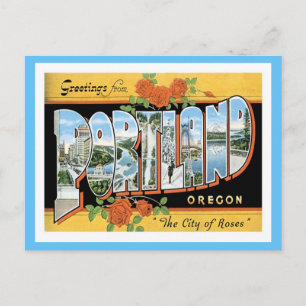 Portland Oregon US-Stadt Postkarte