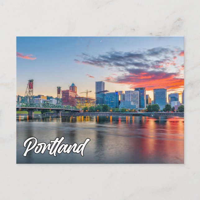 Portland, Oregon, Vereinigte Staaten Postkarte (Vorderseite)