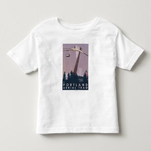 Portland, OregonAerial Tram-Szene Kleinkind T-shirt
