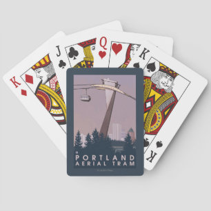 Portland, OregonAerial Tram-Szene Spielkarten