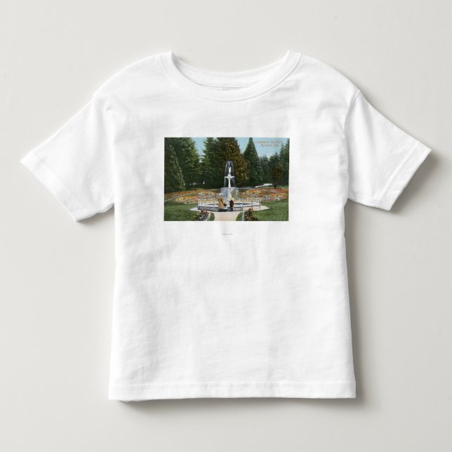 Portland, OregonCity Park-Brunnen-Ansicht Kleinkind T-shirt (Vorderseite)