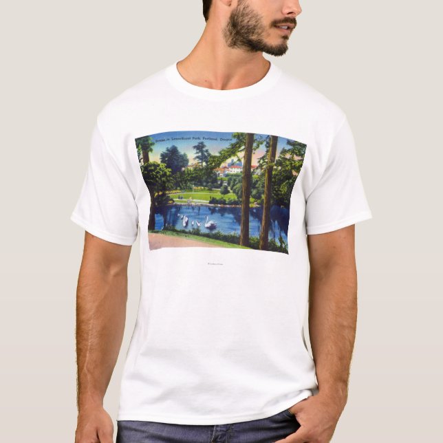 Portland, OregonLaurelhurst Park-Szene T-Shirt (Vorderseite)