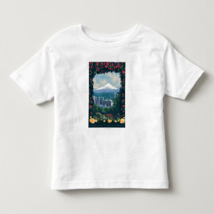 Portland, OregonRose Garten-Szene Kleinkind T-shirt