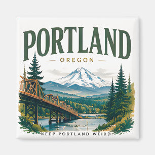 Portland Pazifik Nordwesten Magnet