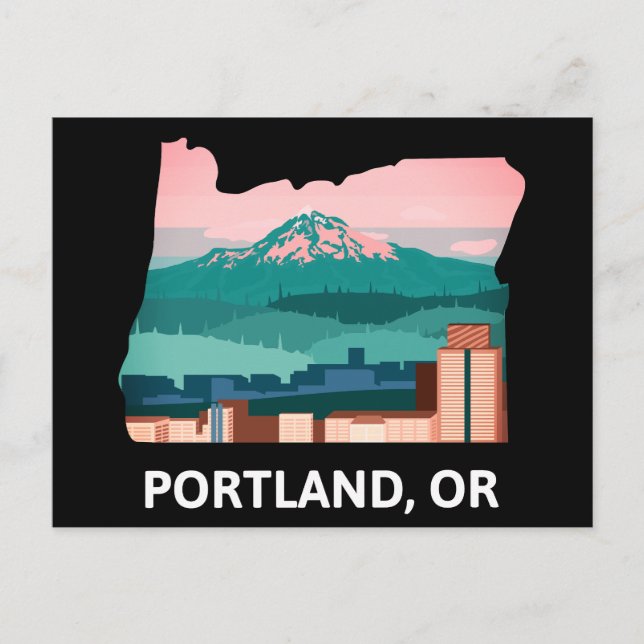 Portland Postcard Postkarte (Vorderseite)