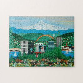 Portland-Rosen-Garten-Puzzlespiel