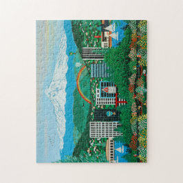 Portland-Rosen-Garten-Puzzlespiel