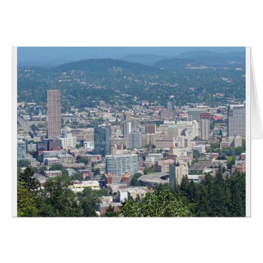Portland-Skyline Karte
